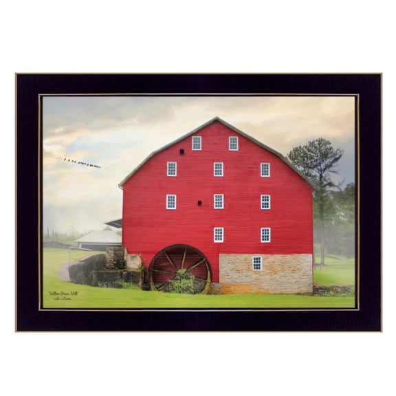TrendyDecor4U Willow Grove Mill By Lori Deiter Printed Wall Art LD1016-712