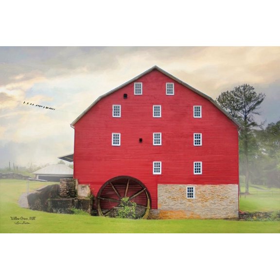 Willow Grove Mill Poster Print by Lori Deiter (36 x 24)