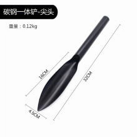 Willow Leaf-Shaped Garden Trowel Tool 12.6-inch Hand Shovel High-Carbon Steel Material One-Piece Forged Heavy Duty Manual Tool Potting Digging Transplanting Planting Weeding