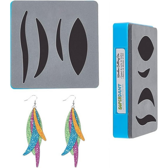 Willow Leaves Leather Cutting Die Tassel Earring Wooden Die Cuts Keychain Pendant Cutting Mold Template