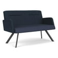 thumbnail image 1 of Willow Lounge Reception Waiting Loveseat / Charcoal Steel / Blue / Dark Blue, 1 of 5