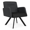 thumbnail image 1 of Willow Lounge Reception Swivel Guest Chair / Black Steel / Black / Dark Gray, 1 of 5