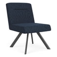thumbnail image 1 of Willow Lounge Reception Armless Swivel Guest Chair / Charcoal Steel / Blue, 1 of 5