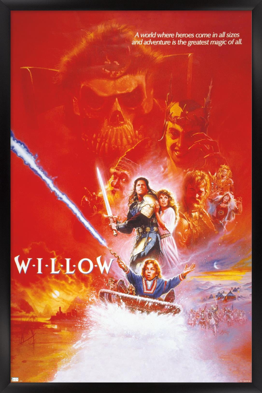 Willow - One Sheet Wall Poster, 14.725" x 22.375" Framed