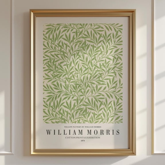 Willow Pattern By William Morris 1874 Wall Art - Wall Art - Botanical Print - Floral Print - Vintage Wall Art Modern Wall Decor Art