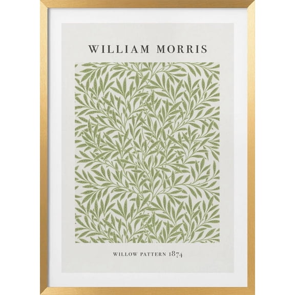 Willow Pattern Framed Art Modern Wall Decor