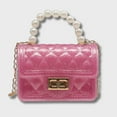 thumbnail image 1 of Willow & Ruby Kid’s Mini Quilted Glitter Bag for Girls (Youth) in Pink Glitter, 1 of 3