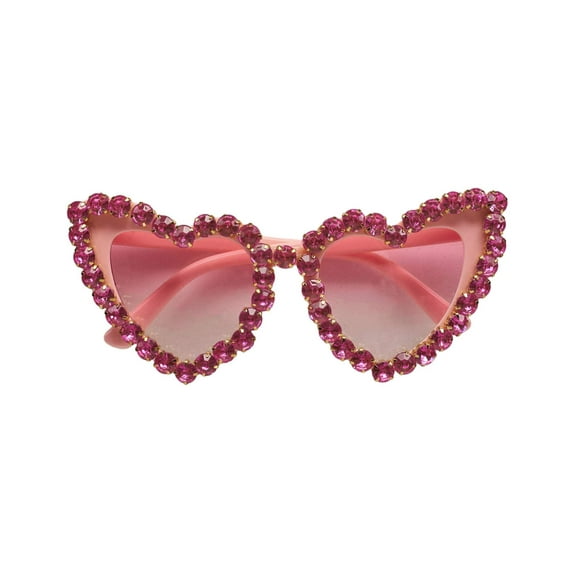 Willow & Ruby Kid’s Summer Fun Sunglasses - Girl's Sunnies in Pink Jewels