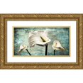 thumbnail image 1 of Willow, Susan P. 18x11 Gold Ornate Wood Framed with Double Matting Museum Art Print Titled - Callas I, 1 of 4