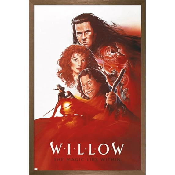 Willow - Teaser One Sheet Wall Poster, 22.375" x 34" Framed