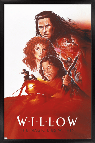 Willow - Teaser One Sheet Wall Poster, 22.375" x 34" Framed