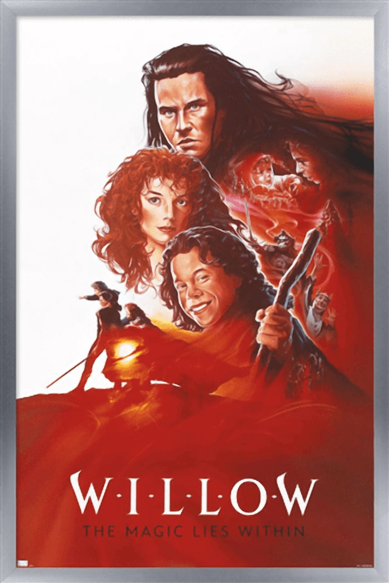 Willow - Teaser One Sheet Wall Poster, 22.375" x 34" Framed