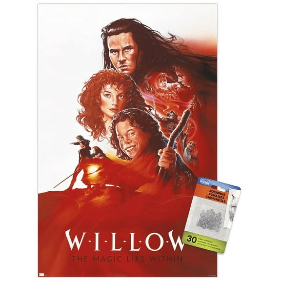 Willow - Teaser One Sheet Wall Poster with Push Pins, 14.725" x 22.375"