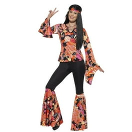 60s Willow The Hippie Costume Adult Multi Coloured 60s Willow The Hippie Costume Adult Multi Coloured
