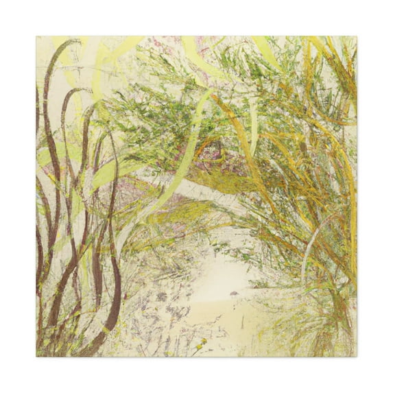 Willow Tree Abstracted - Canvas