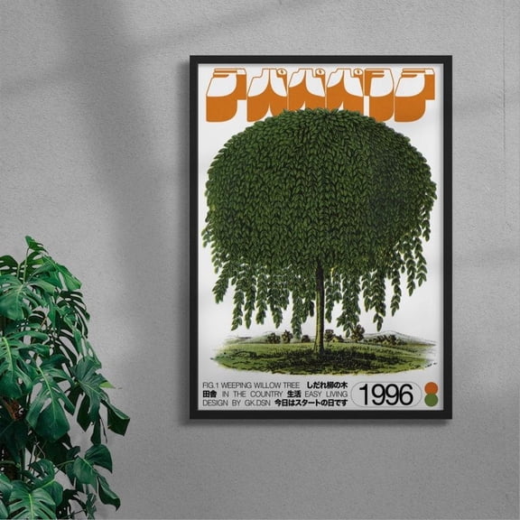 Willow Tree Aesthetic Wall Art Print