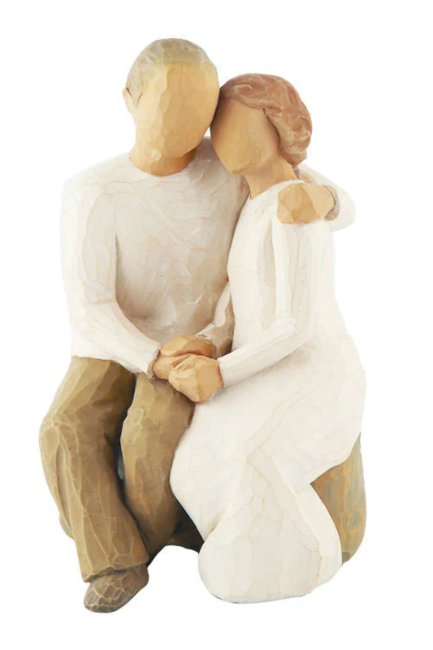 Hand-Painted Resin Anniversary Couple Figurine