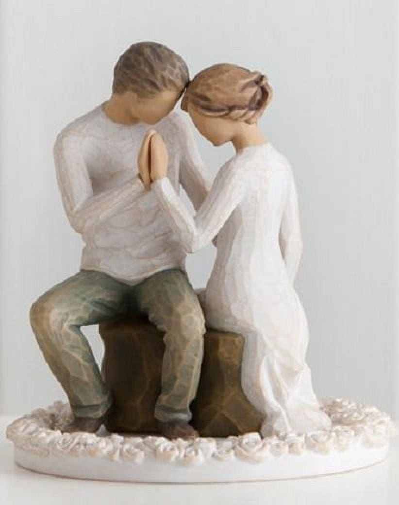 Willow Tree Around You Bride and Groom Wedding Cake Topper Figurine 27342 New