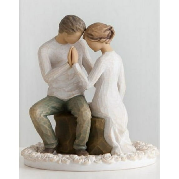 Willow Tree Around You Bride and Groom Wedding Cake Topper Figurine 27342 New