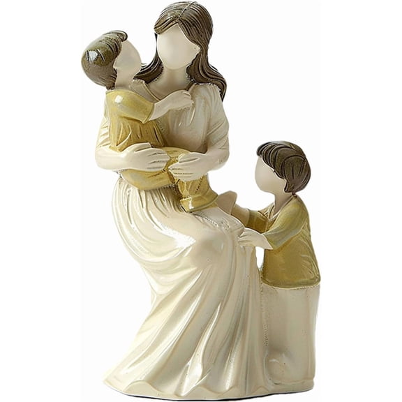 Willow Tree Figurines, Sculpted Hand-Painted Figure, Gift to Celebrate Relationship Between Mother, Willow Tree Mother and Son for Bedroom Living Room Tabletop Shelf Decor