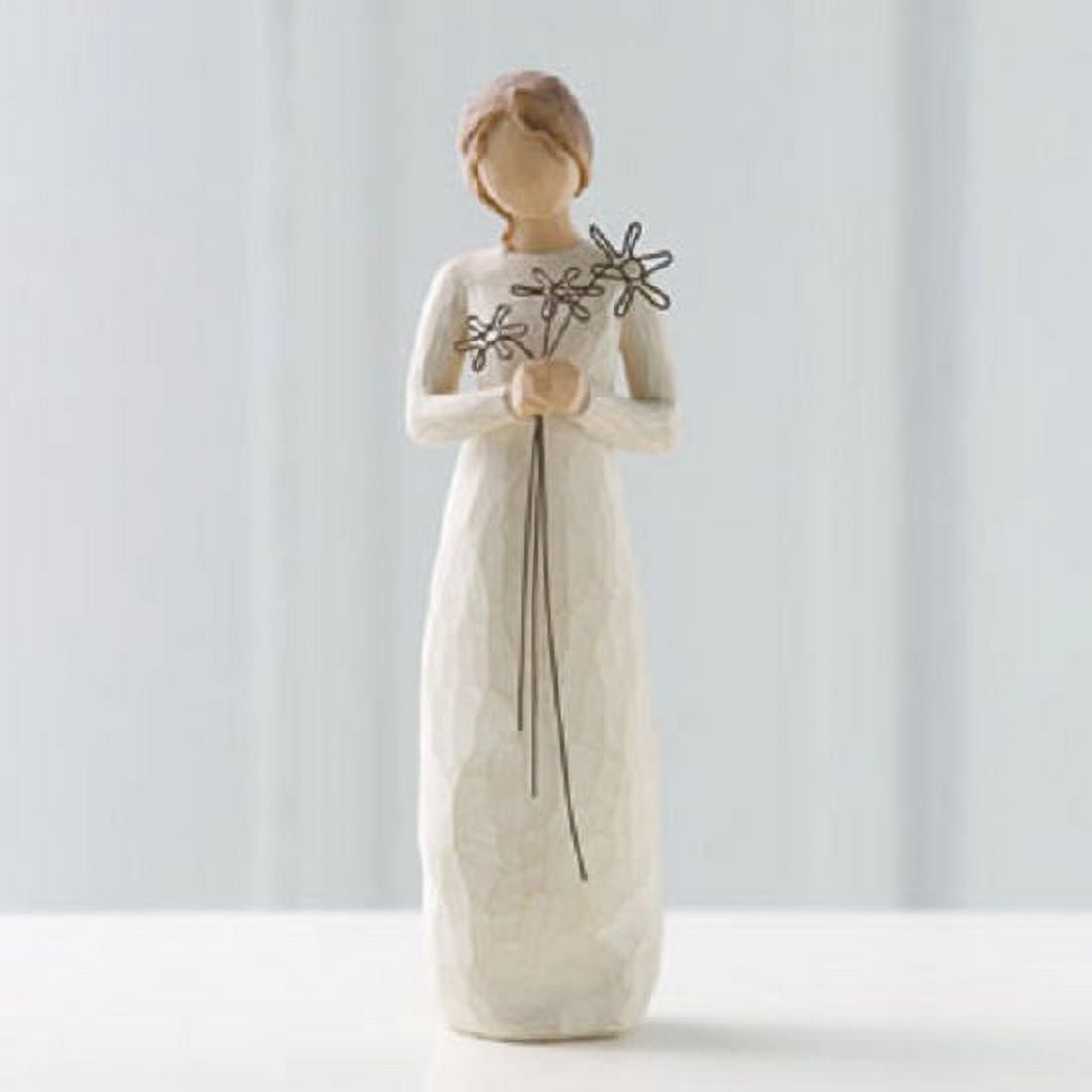 Willow Tree Sisters By Heart & My Sister My Friend Figurine Set - Hand-Painted 2-Piece Sculpture
