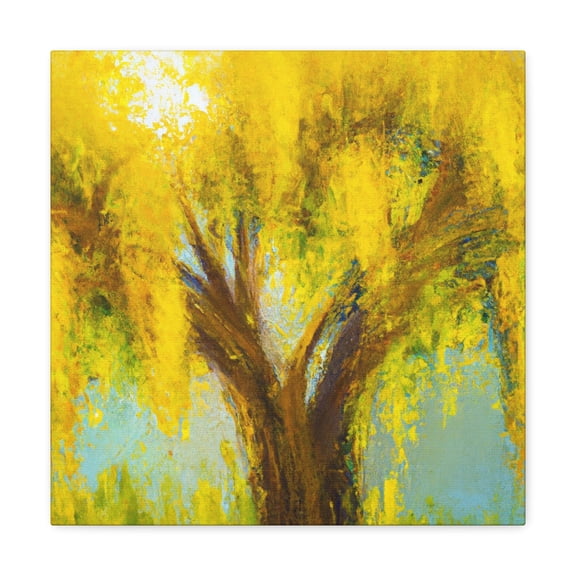 "Willow Tree Impressionism" - Canvas