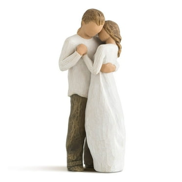Willow Tree Promise Hand-Painted Resin Couple Wedding Anniversary Gift Figurine Romantic Love Sculpture