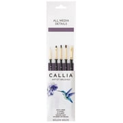 Willow Wolfe Callia Artist All Media Details Brush Set-Assorted