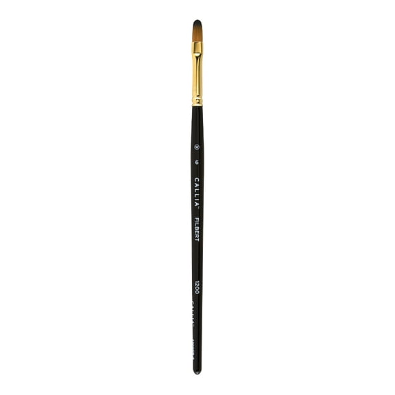Willow Wolfe Callia Artist Filbert Brush-6