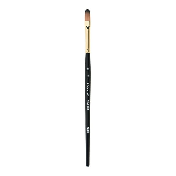 Willow Wolfe Callia Artist Filbert Brush-8