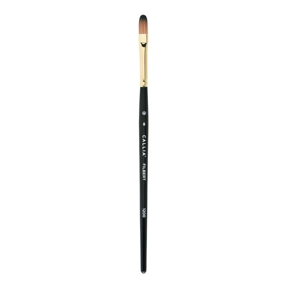 Willow Wolfe Callia Artist Filbert Brush-8