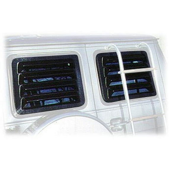 Willpak Industries 2028 ABS Van Rear Window Louver for Ford Econoline