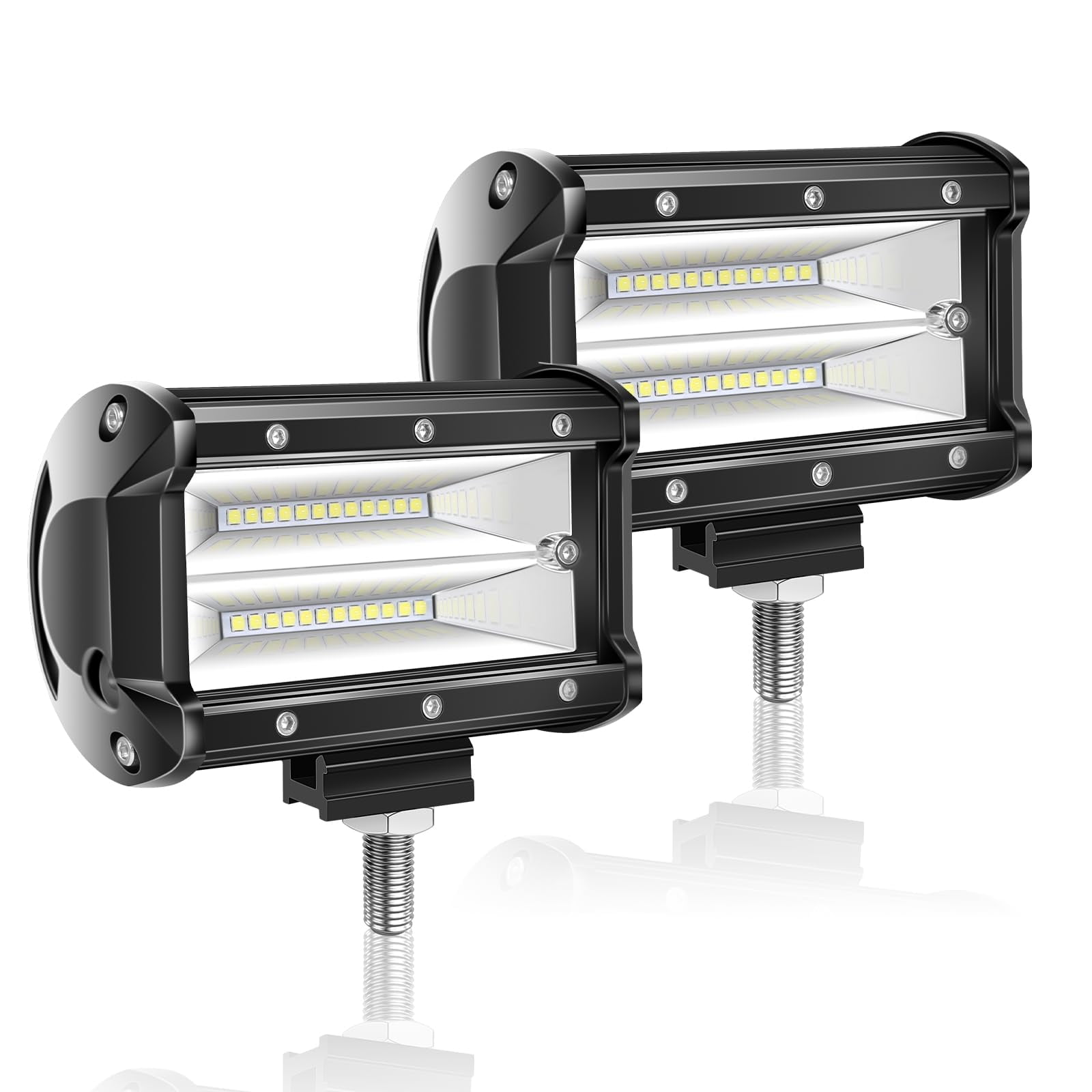 5 inch 72 Watt LED Arbeitslicht Bar Weiß Gelb Für Offroad 4X4 Lkw 4WD Boot Autom