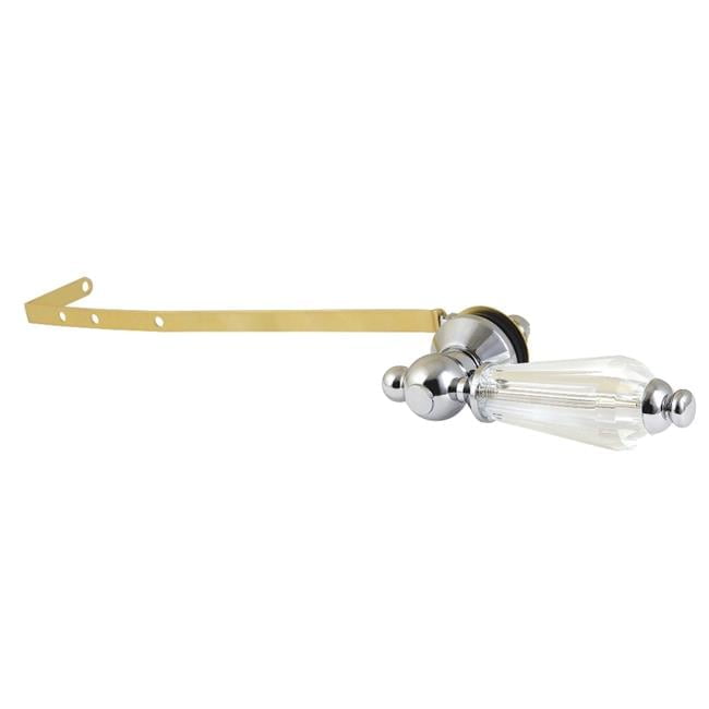 Polished Chrome and Brass Universal Fit Toilet Tank Lever
