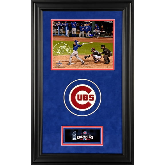 Willson Contreras Chicago Cubs Fanatics Authentic 2016 MLB World Series Champions Deluxe Framed Autographed 8" x 10" World Series Photograph - No Size