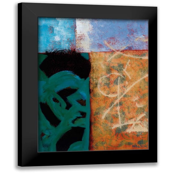 Willson, Valerie 12x14 Black Modern Framed Museum Art Print Titled - Waters Edge
