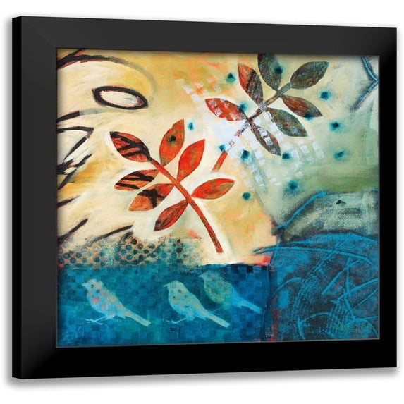 Willson, Valerie 20x20 Black Modern Framed Museum Art Print Titled - Seasons Change