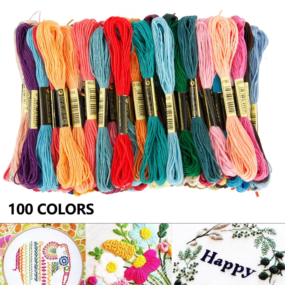 Stay Home N Craft Embroidery Floss Pack Set of 9 DMC Threads, DMC