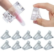 12 Pieces Polygel Nail Clip Nail Clips for Polygel Nail Extension Quick Building Clamps for Polygel Nail Kit