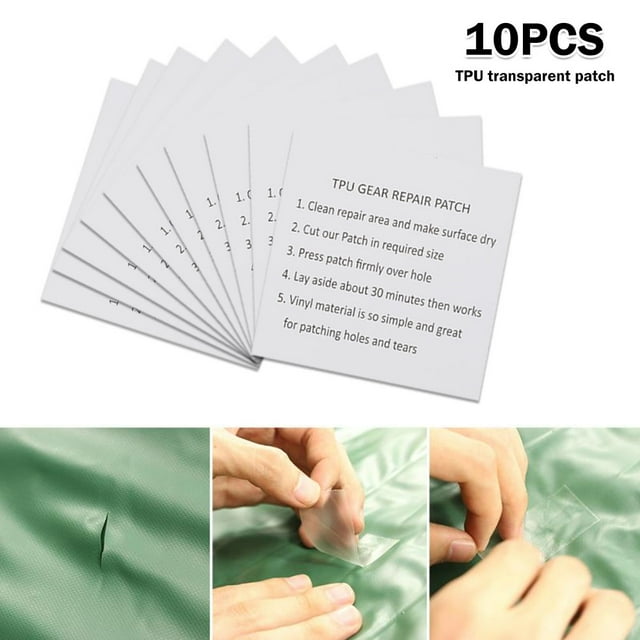 Willstar 10Pcs Inflatable Repair Patch Pool Puncture Bed Tent Repair