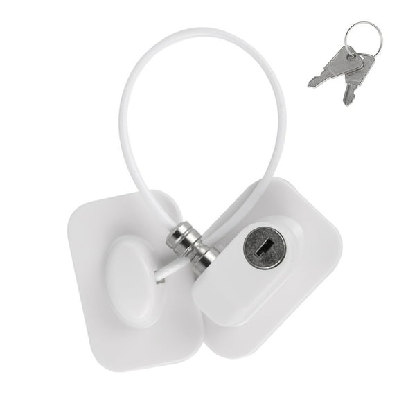 Willstar 1Pc Baby Child Safety Locks with Keys Strong Adhesive for Cabinet Cupboard Window Drawer Freezer Fridge Door Lock