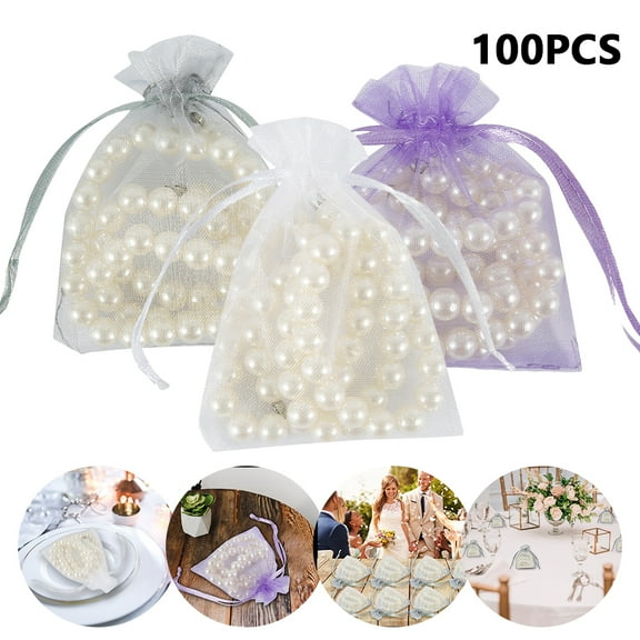 200Pcs Candy Gift Bags Present Wrapping Bag Wrapping Wedding Candy Bag,2.76 x 3.54inch,Gray