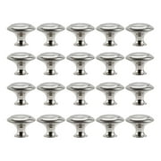 Willstar 20pcs Kitchen Cabinet Knobs Pulls, Brushed Nickel Cabinet Knobs, Drawer Dresser Handles Cupboard Door Heavy Knobs, Kitchen Cabinet Hardware with Screws for Bathroom Drawer, Silver
