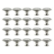 Willstar 20pcs Kitchen Cabinet Knobs Pulls, Brushed Nickel Cabinet Knobs, Drawer Dresser Handles Cupboard Door Heavy Knobs, Kitchen Cabinet Hardware with Screws for Bathroom Drawer, Silver