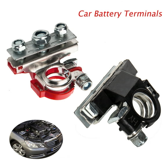 Willstar 2X 12V Battery Terminal Connectors Clamps For Caravan Car Van Motorhome 3 Way BS