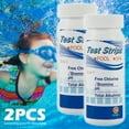thumbnail image 1 of Willstar 3 in 1 Water Test Strips, 100 Strips Fast and Accurate Water Quality Testing Kit for Swimming Pool and Spa, Easy to test: Free Chlorine/Bromine, pH, Total Alkalinity, 1 of 8