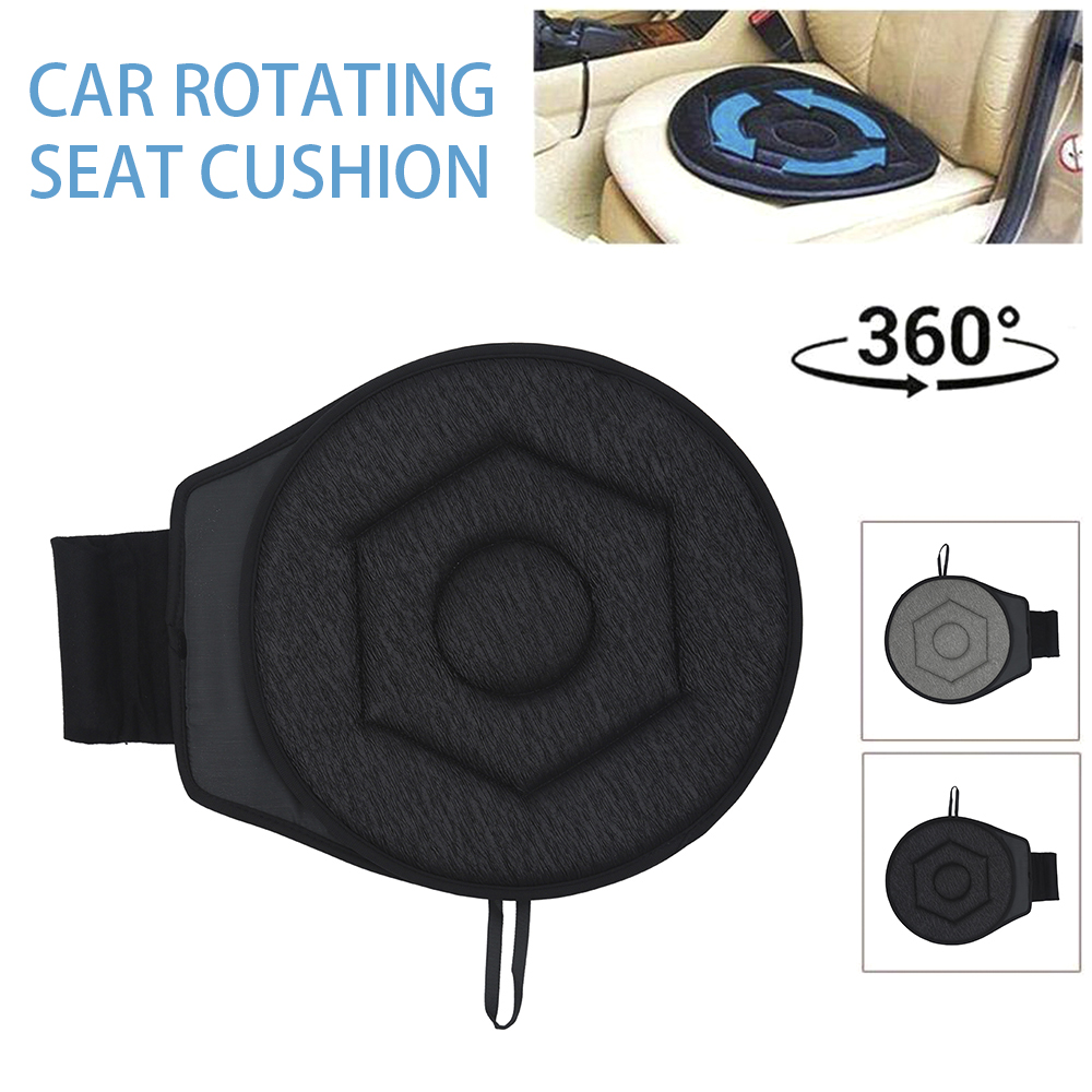 Willstar 42cm Car Seat Cushion 16.5inch 360° Rotating Portable Auto