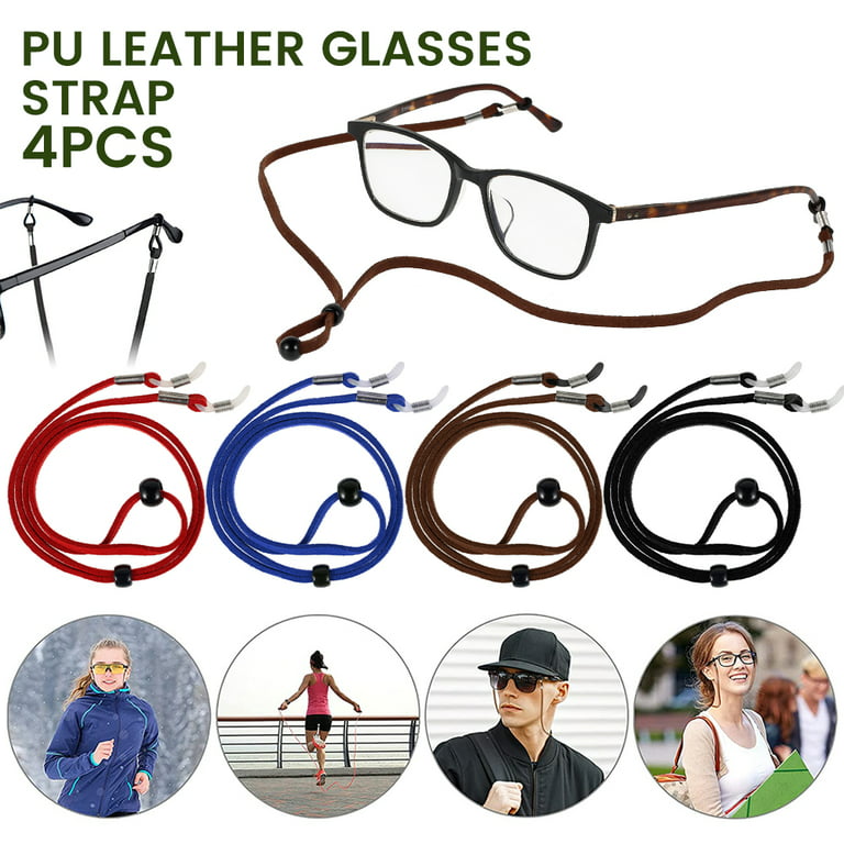 Willstar 4PCS Eye Glasses String Holder Straps - Sports Sunglasses Strap for  Men Women - Eyeglass Holders Around Neck - Glasses Retainer Cord Chains  Lanyards 