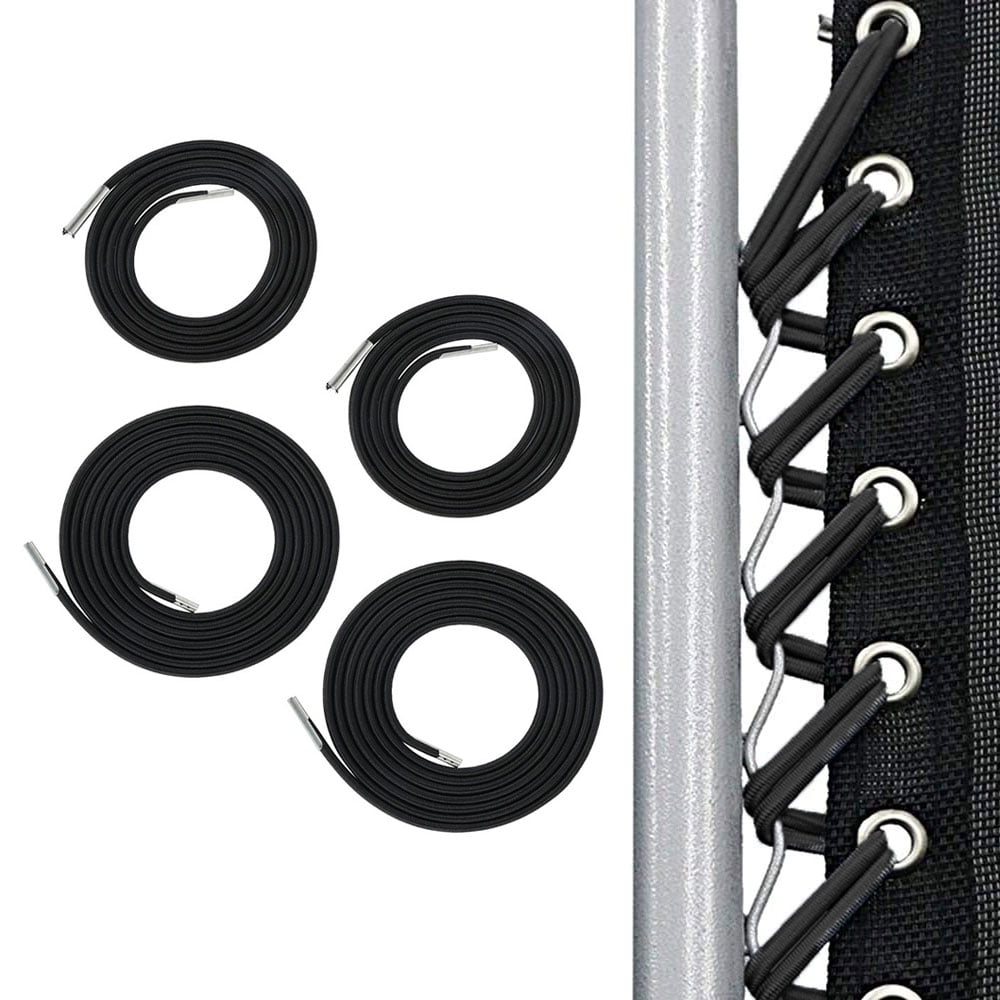 Willstar 4Pcs Elastic Bungee Rope Cords Recliner Laces for Zero Gravity Chair ReplacementBlack
