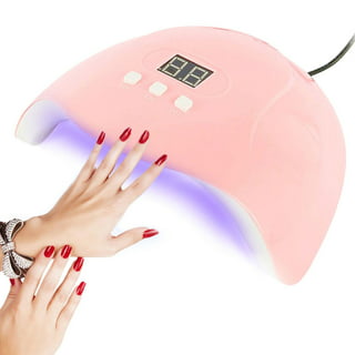  RAYOCON 160W UV LED Gel Nail Lamp,Large UV Nail Light for  Professional Salon Home Two Hand Use,Gel Polish Curing Lamp Nail Dryer with  54 PCS Light Bead (Black) : Beauty